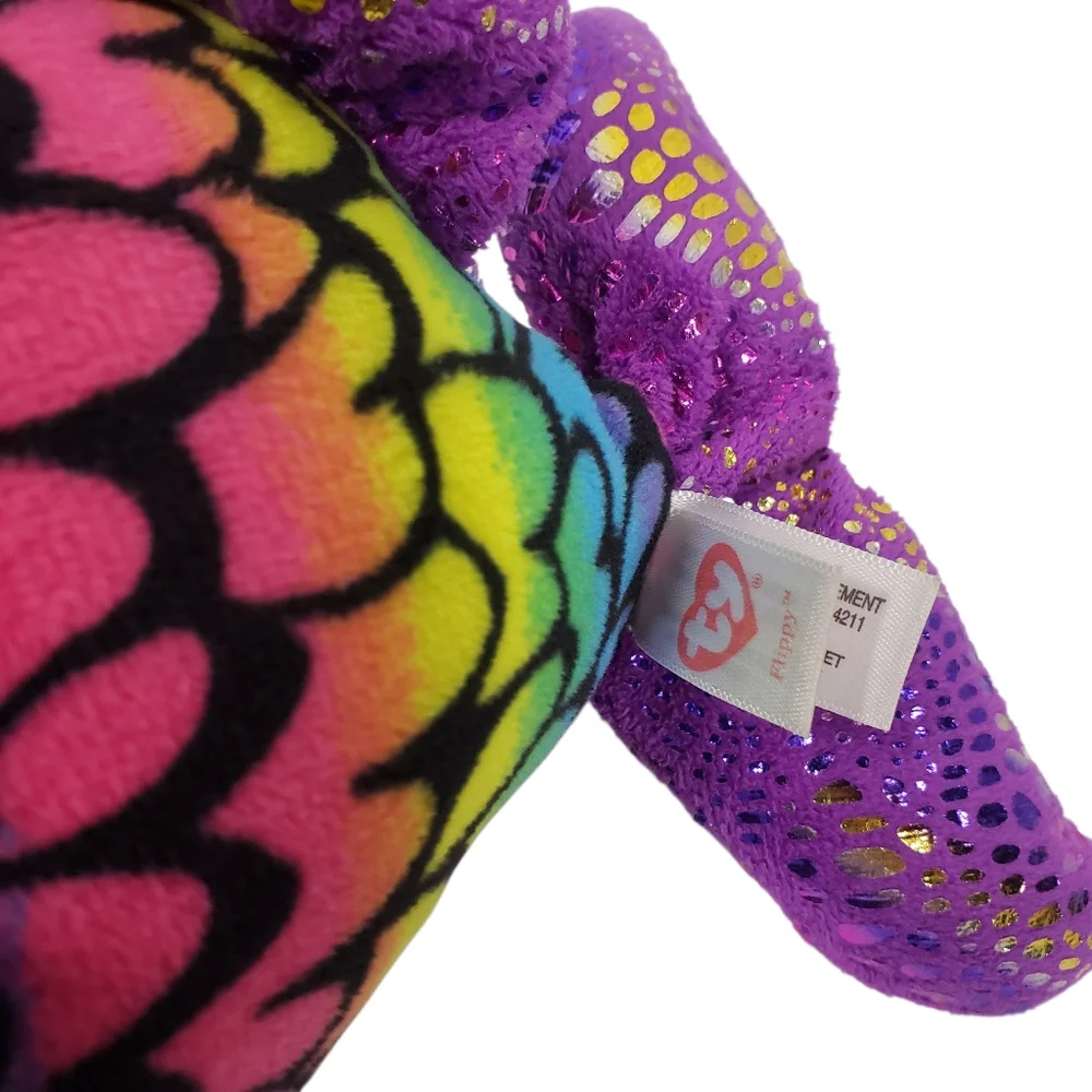 Ty Beanie Boos‎ Flippy The Multicolored Fish Rainbow Plush Toy